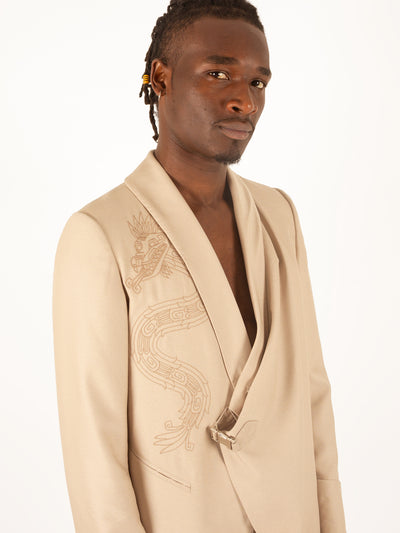 QUETZALCOATL BEIGE SUIT