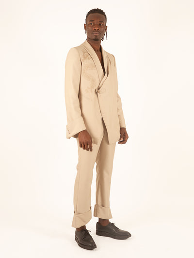 QUETZALCOATL BEIGE SUIT