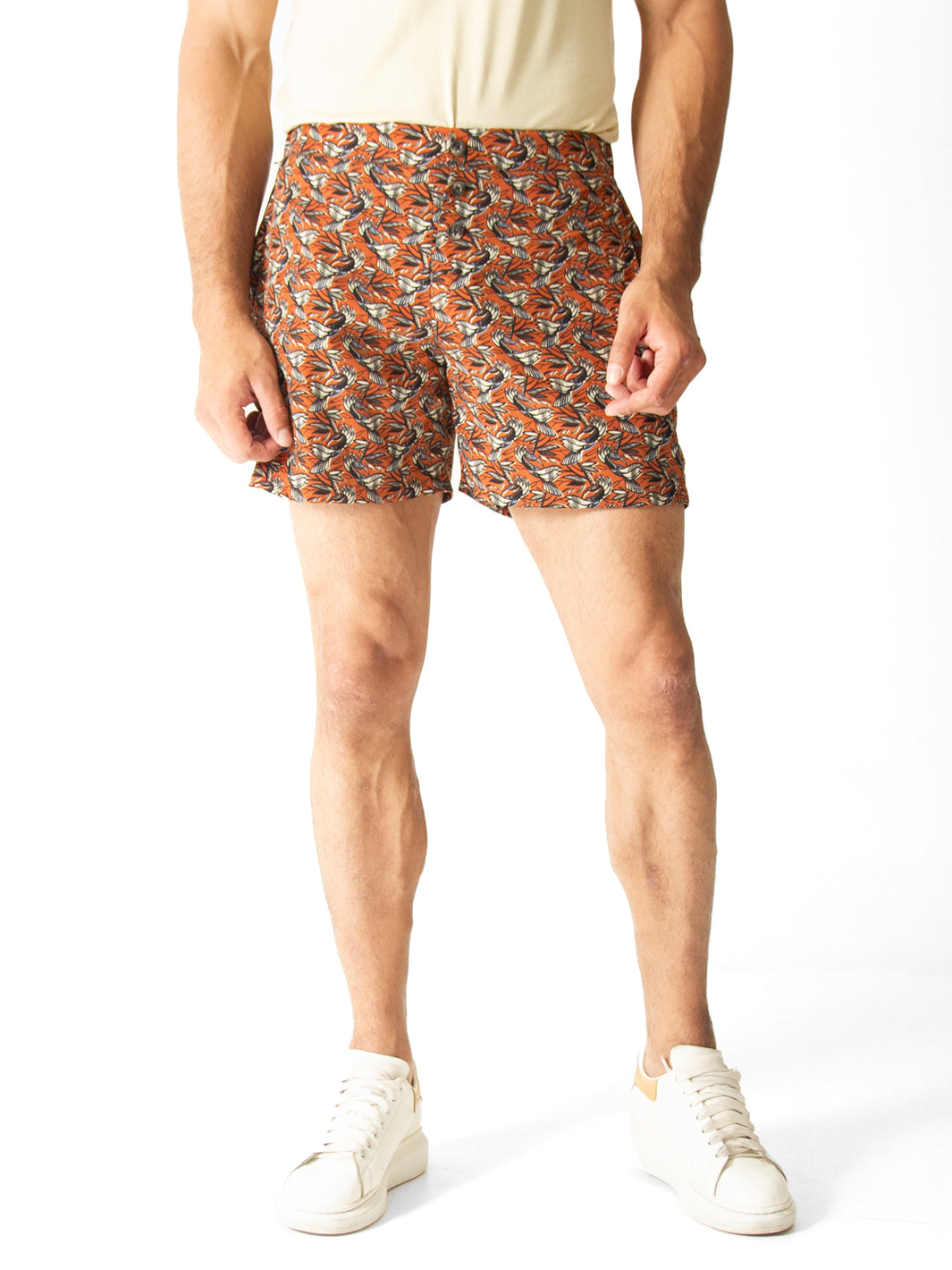 ORANGE BIRDS SHORTS