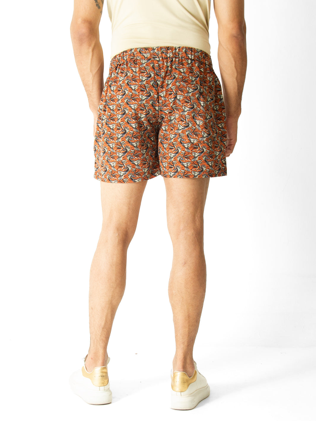 ORANGE BIRDS SHORTS