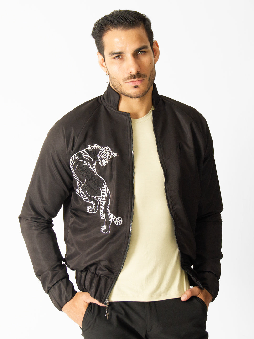 BLACK TIGER BOMBER JACKET