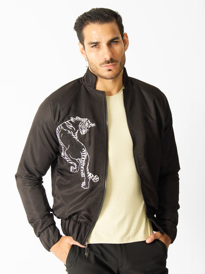 BLACK TIGER BOMBER JACKET