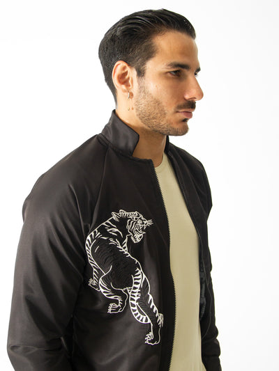 BLACK TIGER BOMBER JACKET