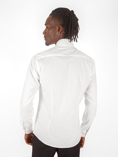 WHITE MAO SHIRT