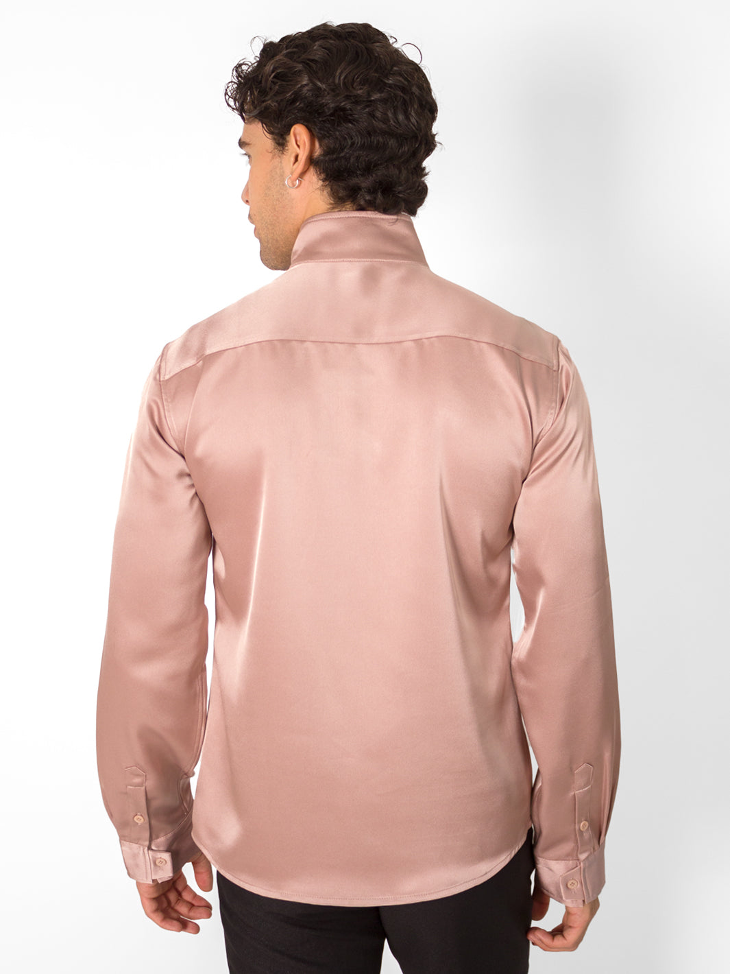PINK SATIN THUNDER SHIRT