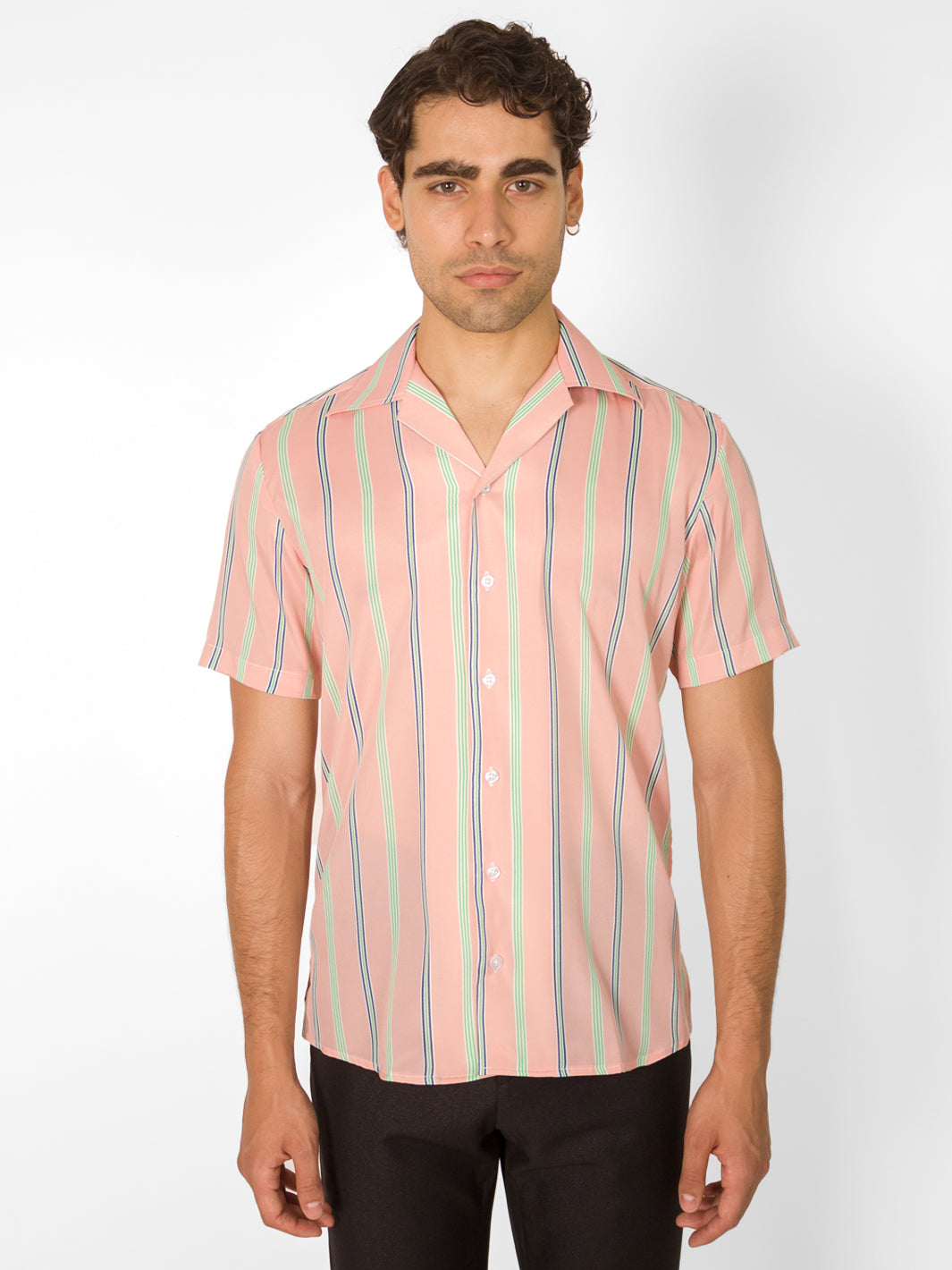PINK STRIPED SHIRT