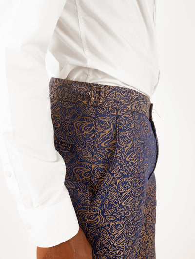 BLUE & GOLDEN TROUSERS
