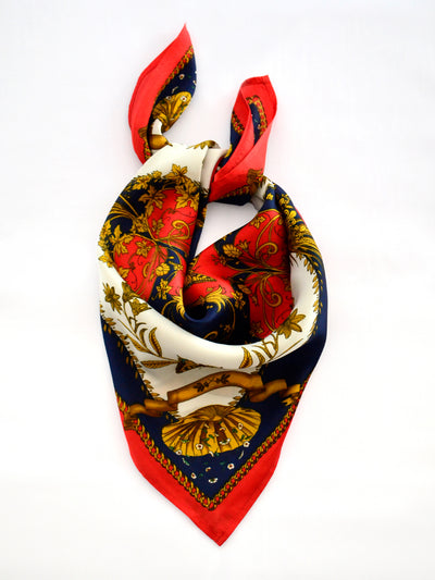 CROWN SATIN SCARF