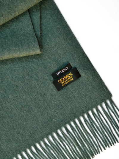 JADE GREEN CASHMERE SCARF