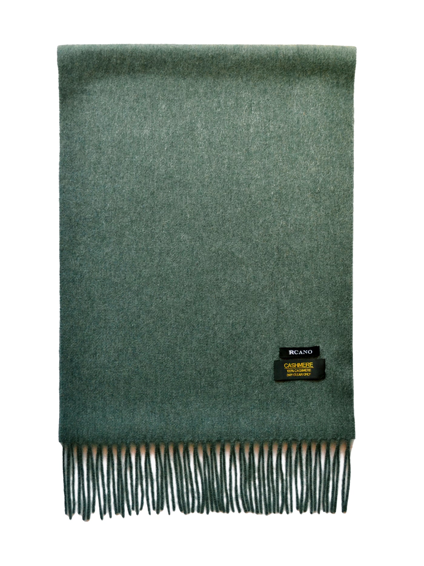 JADE GREEN CASHMERE SCARF