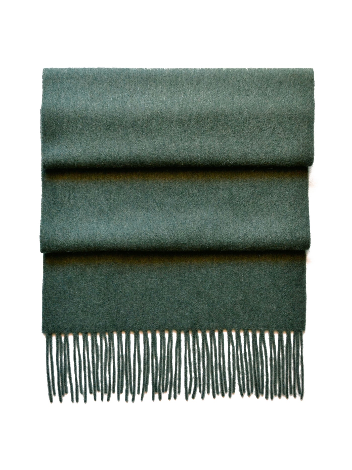 JADE GREEN CASHMERE SCARF