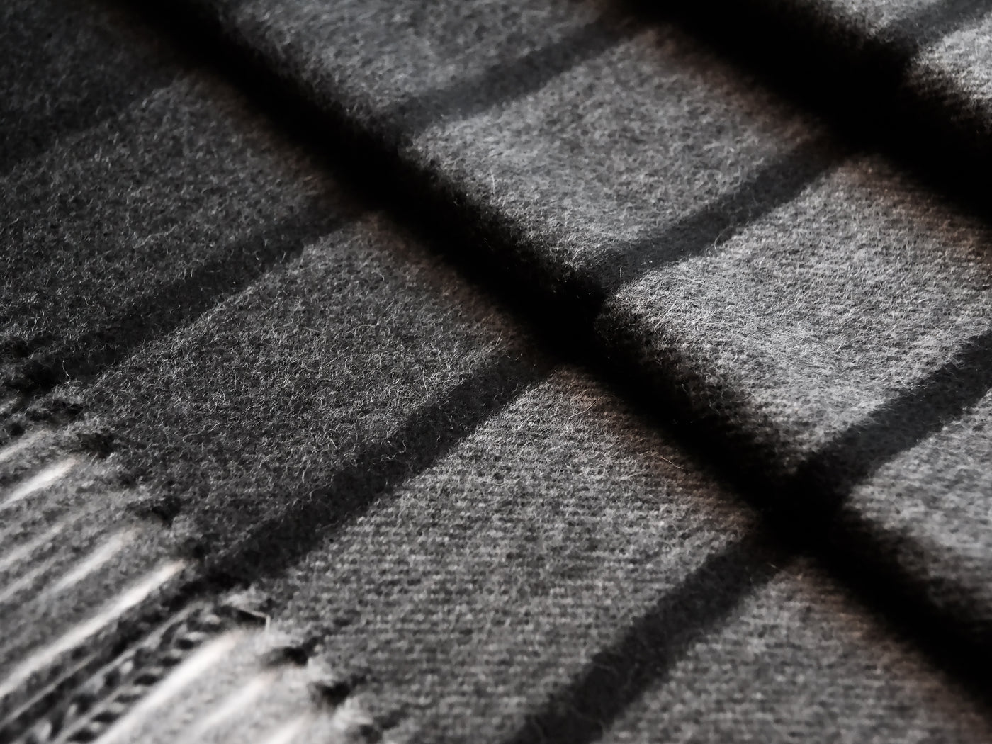FIVE SHADES OF GREY CASHMERE SCARF