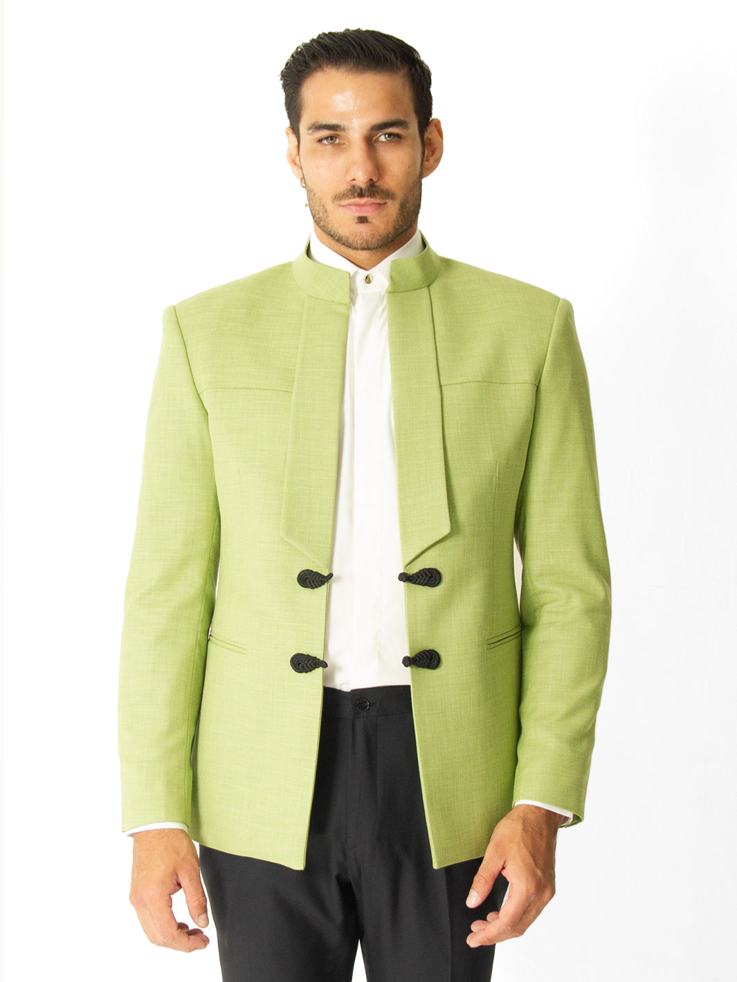 LEMON GREEN ASIAN BLAZER