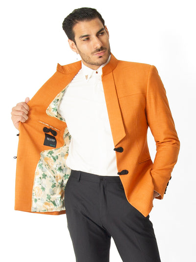 TERRACOTTA ASIAN BLAZER