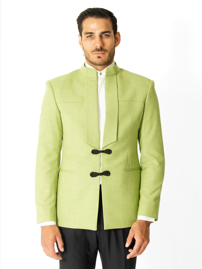 LEMON GREEN ASIAN BLAZER
