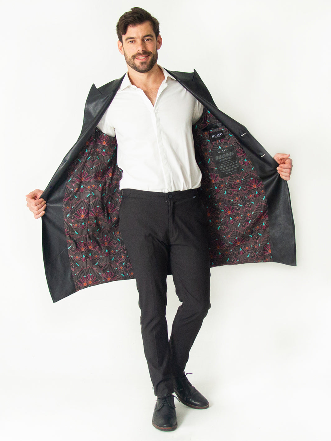 LONG LEATHER VEST