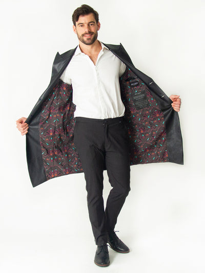 LONG LEATHER VEST