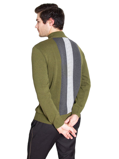 OLIVE GREEN SWEATER