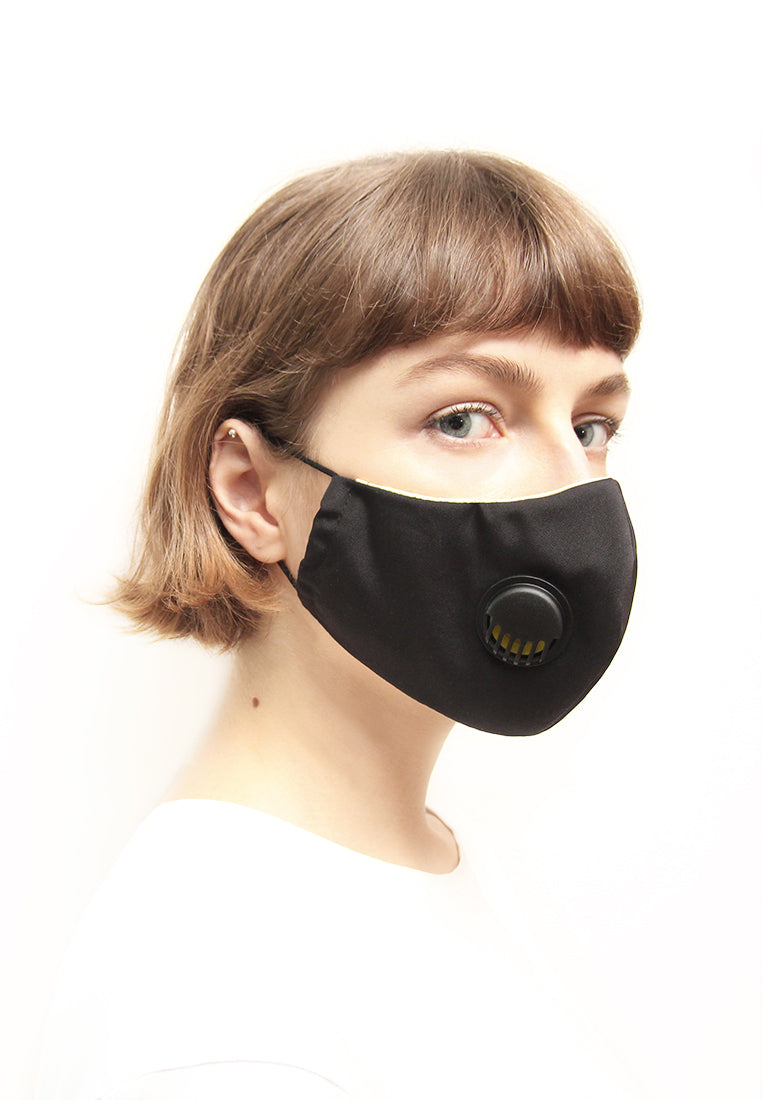 CLASSIC BLACK WOMEN FACEMASK
