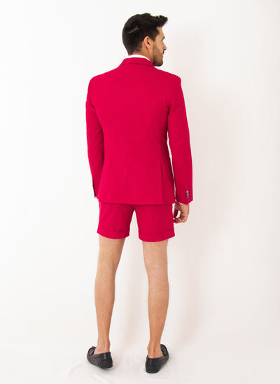 PINK SUMMER SUIT WITH SHORTS