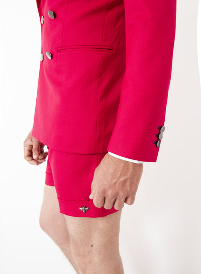 PINK SUMMER SUIT WITH SHORTS