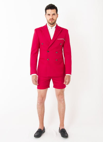 PINK SUMMER SUIT WITH SHORTS