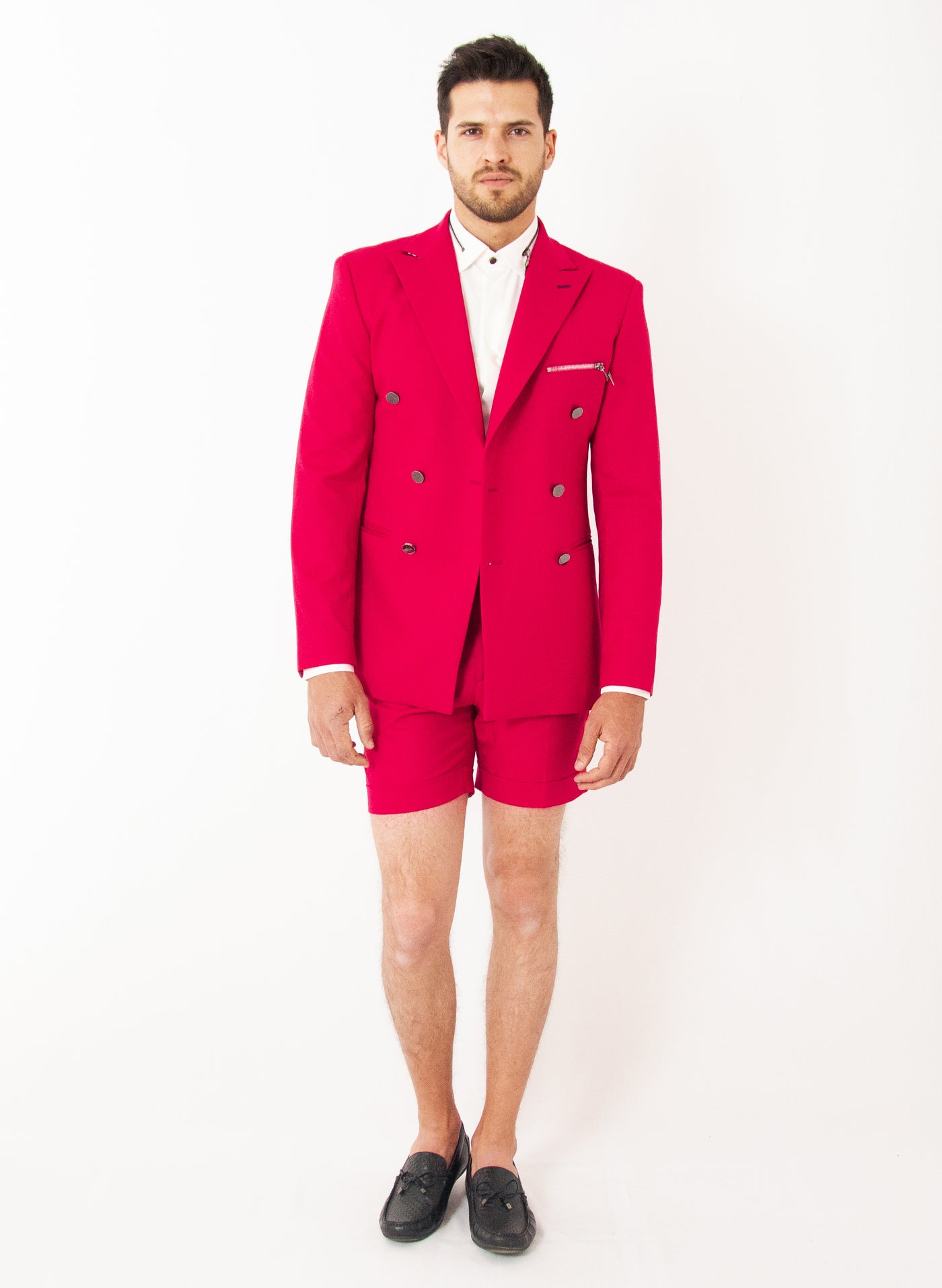 PINK SUMMER SUIT WITH SHORTS