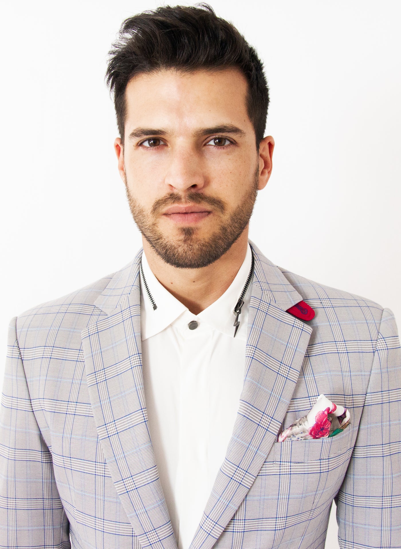 GREY PLAID SUMMER SUIT