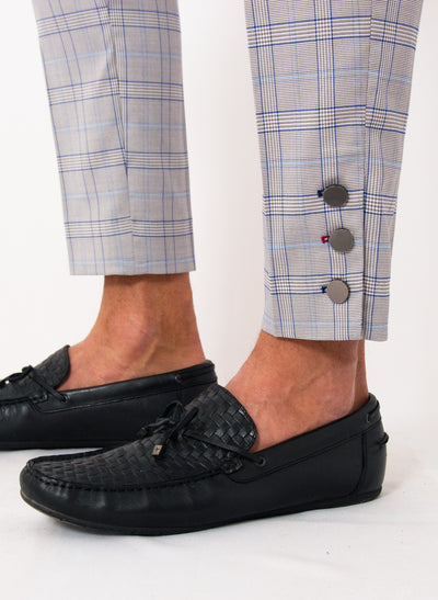 GREY PLAID SUMMER SUIT